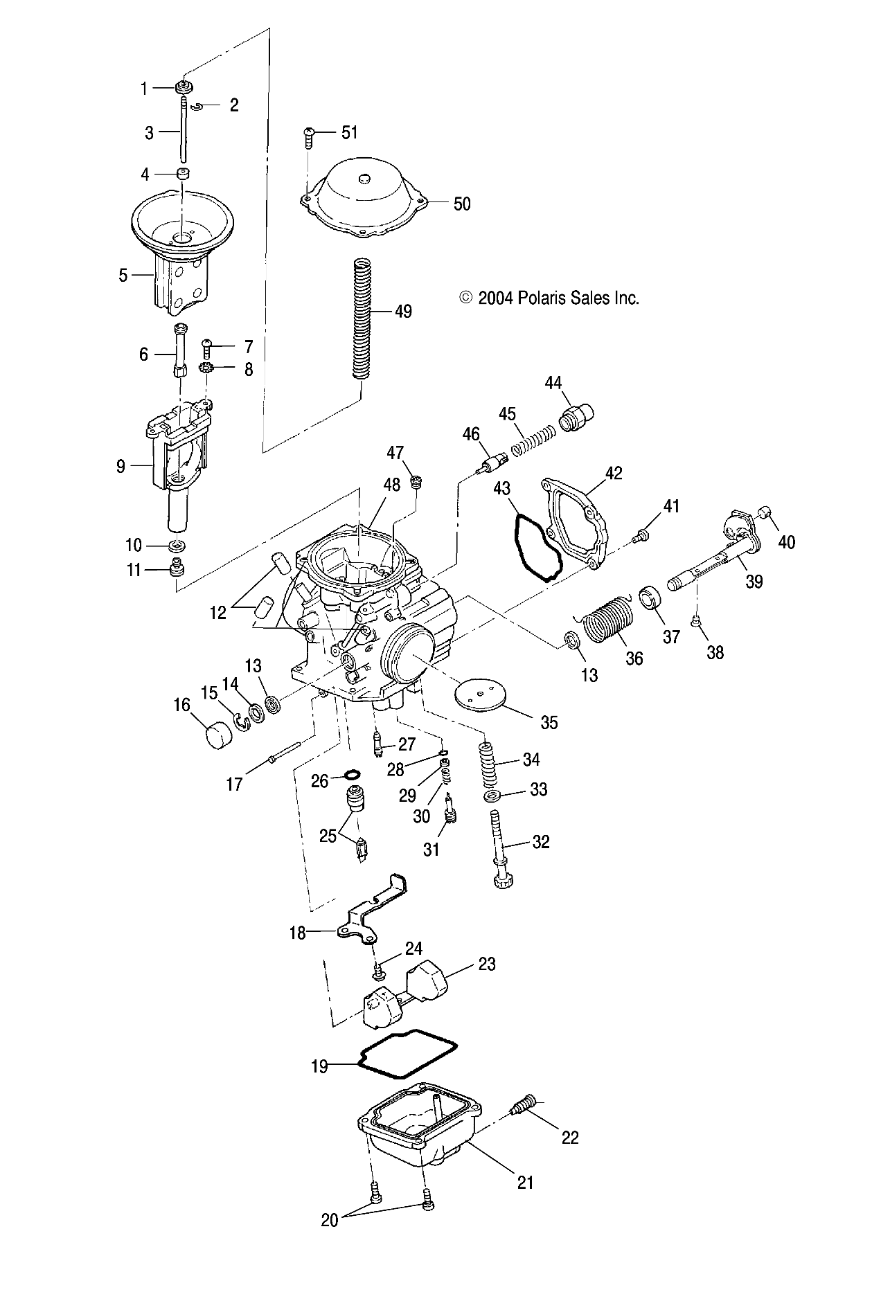 CARBURETOR - A04CH68AC/AF/AH/AJ/AT/AV (4994229422D11)
